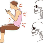 ストレートネック　巻き肩型　猫背